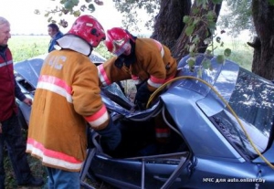 Копыльский район: Mercedes врезался в дерево — водитель и пассажир погибли
