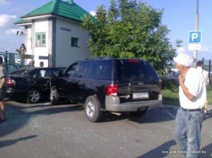В Пинске пьяный водитель протаранил три машины