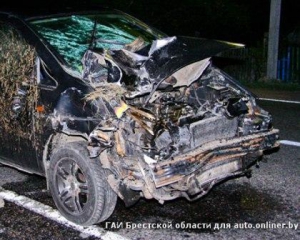 В Пинском районе «Форд» столкнулся с гужевой повозкой: погибли два человека (фото)