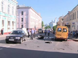В результате ДТП в Смоленске погиб мотоциклист