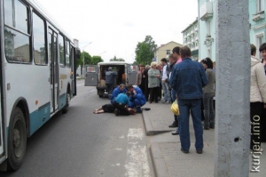 В Слуцке автобус сбил женщину
