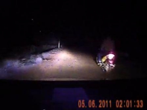 В Сморгонском районе сотрудники ГАИ преследовали скутер и мотоцикл (Видео)