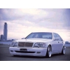 Mercedes W140.  Свадебный кортеж 5 черных авто.  Прокат автомобилей в Минске.