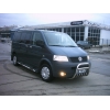 Для VOLKSWAGEN T5  рейлинги продольные алюминиевые серебристые на крышу.