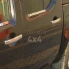 К Nissan Navara,  хром накладки на ручки, зеркала и др.